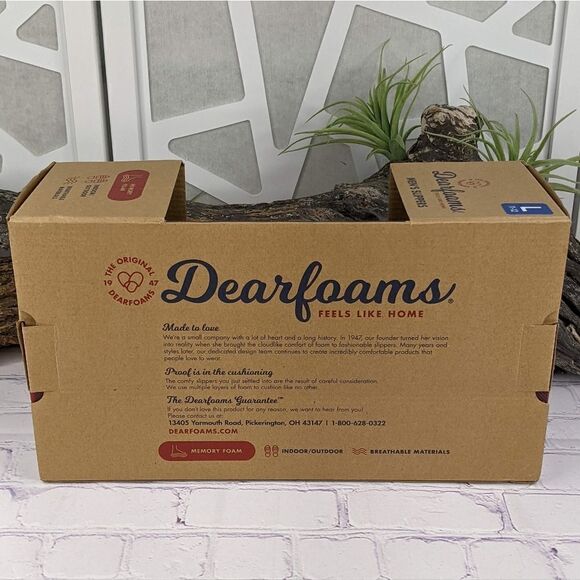 NIB Dearfoams Eli Microsuede Moccasin Slipper w/ Whipstitch - Size Large (11-12) - Picture 11 of 13